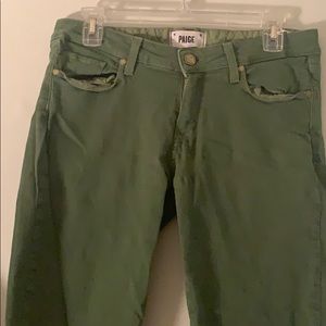 Paige skinny jeans.